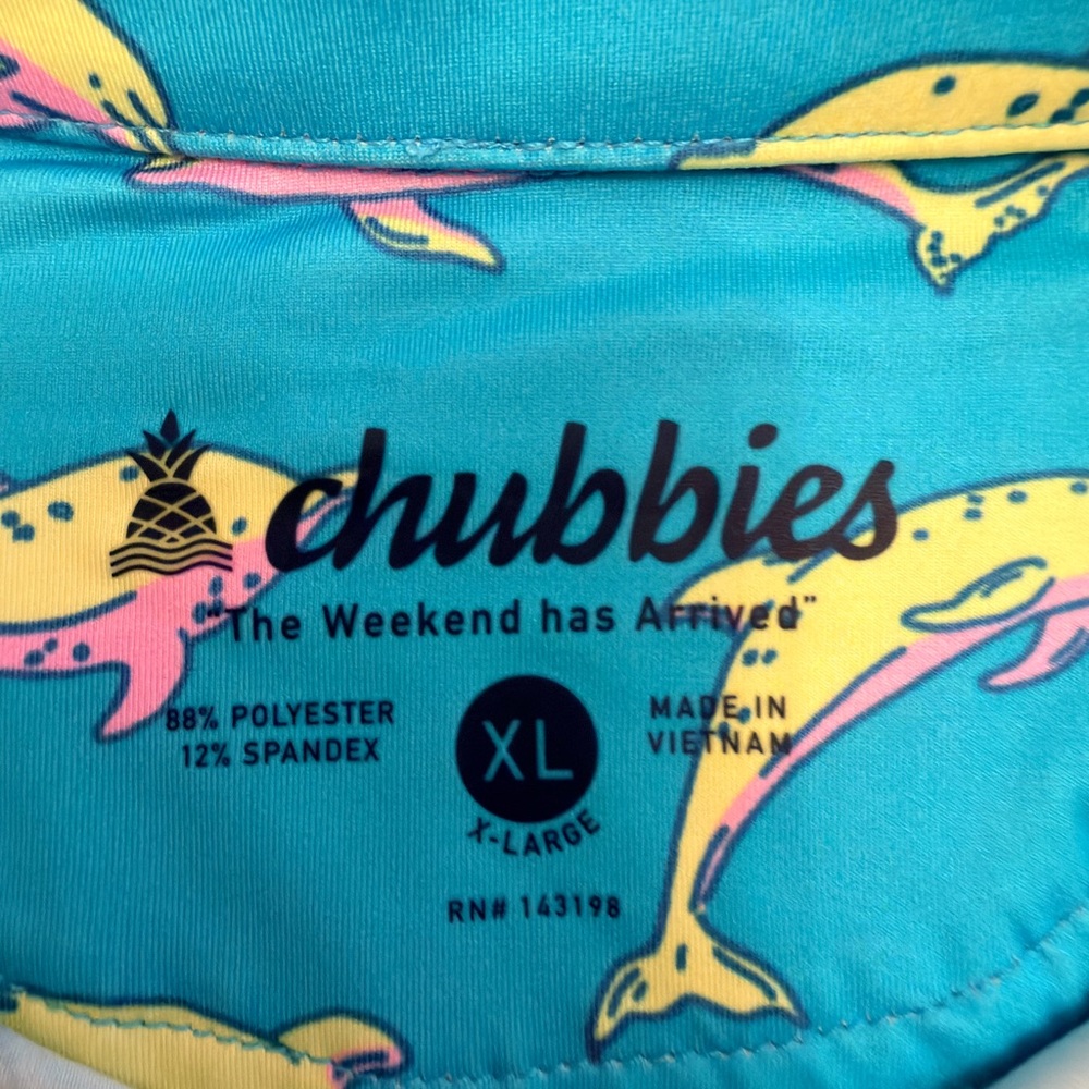 Chubbies Flying Dolphin Print Polo - Picture 5 of 5